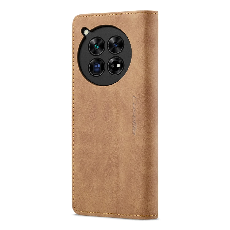 For OnePlus 12 CaseMe 013 Multifunctional Horizontal Flip Leather Phone Case(Brown) - OnePlus Cases by CaseMe | Online Shopping UK | buy2fix