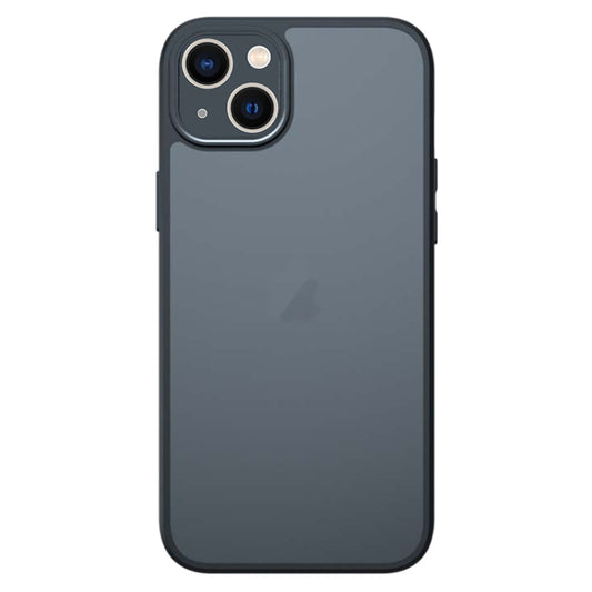 For iPhone 14 Plus Armor Precise Hole PC Hybrid TPU Phone Case(Black) - iPhone 14 Plus Cases by buy2fix | Online Shopping UK | buy2fix