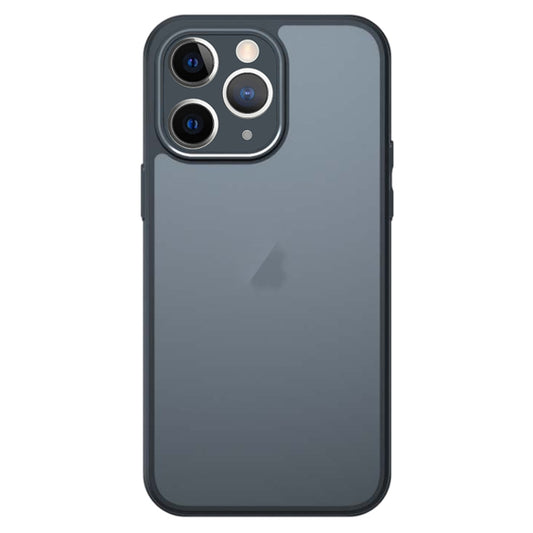 For iPhone 11 Pro Armor Precise Hole PC Hybrid TPU Phone Case(Black) by buy2fix