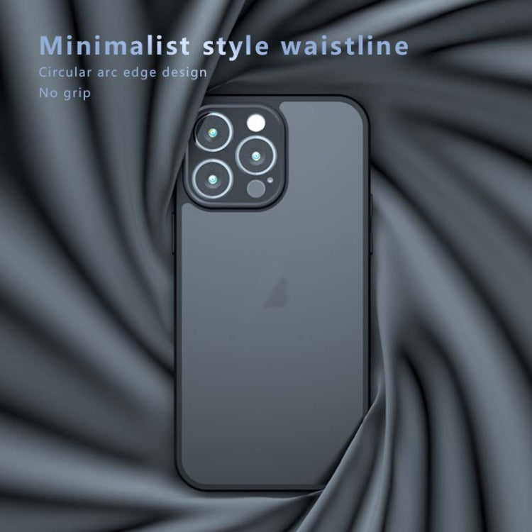 For iPhone 12 Pro Max Armor Precise Hole PC Hybrid TPU Phone Case(Black) by buy2fix