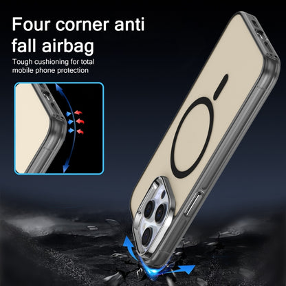 For iPhone 11 Electroplated IMD Magsafe PC Hybrid TPU Phone Case(Black) by buy2fix