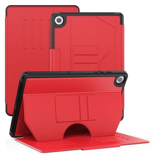 For Samsung Galaxy Tab A9+ Notebook Magnetic Leather Tablet Case(Red) - Galaxy Tab A9+ by buy2fix | Online Shopping UK | buy2fix