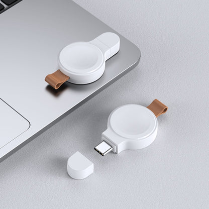 For Apple Watch Series X52 Portable Wireless Charger(White) by buy2fix