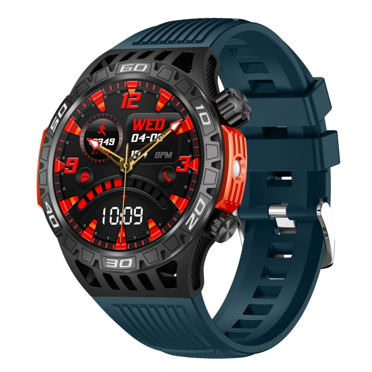 HT22 1.46 inch Smart Sport Watch, Support Bluetooth Call / Sleep / Heart Rate / Blood Pressure Health Monitor(Blue) by buy2fix