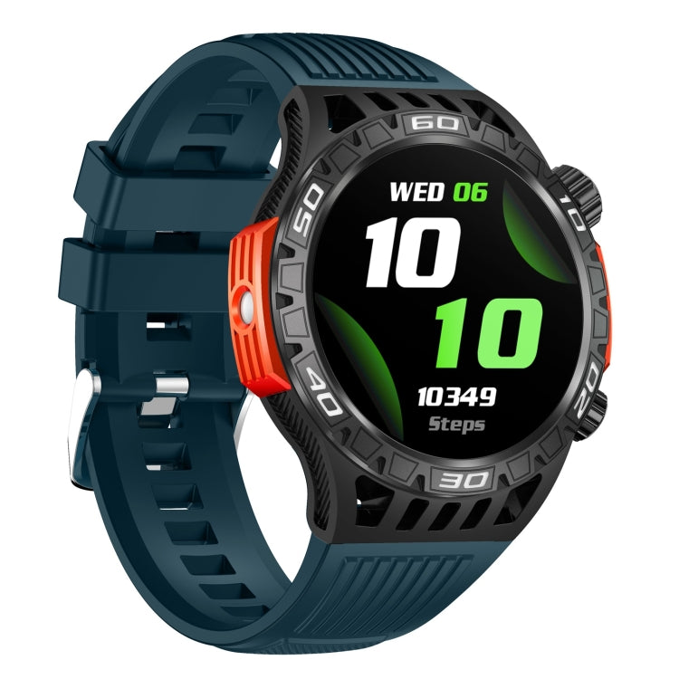 HT22 1.46 inch Smart Sport Watch, Support Bluetooth Call / Sleep / Heart Rate / Blood Pressure Health Monitor(Blue) by buy2fix
