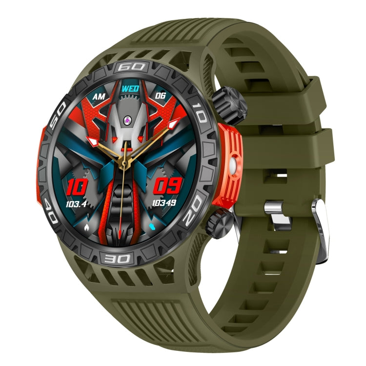 HT22 1.46 inch Smart Sport Watch, Support Bluetooth Call / Sleep / Heart Rate / Blood Pressure Health Monitor(Green) by buy2fix
