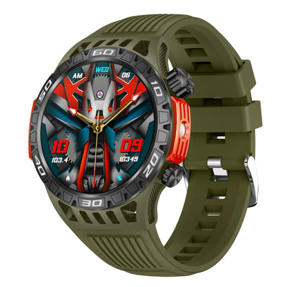 HT22 1.46 inch Smart Sport Watch, Support Bluetooth Call / Sleep / Heart Rate / Blood Pressure Health Monitor(Green) by buy2fix