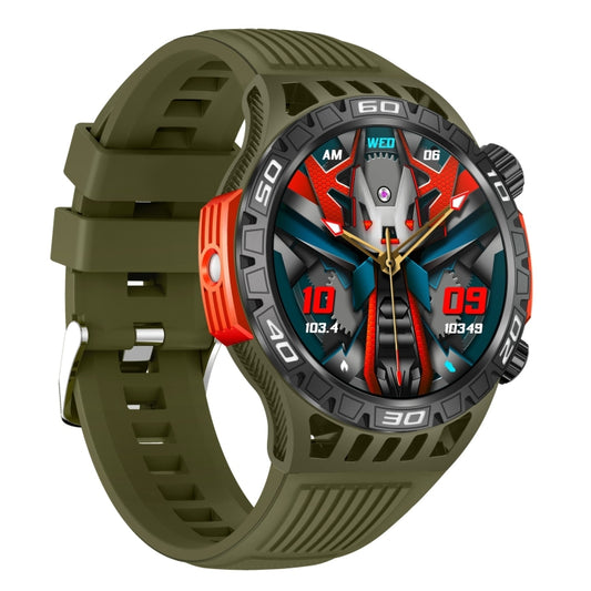 HT22 1.46 inch Smart Sport Watch, Support Bluetooth Call / Sleep / Heart Rate / Blood Pressure Health Monitor(Green) by buy2fix