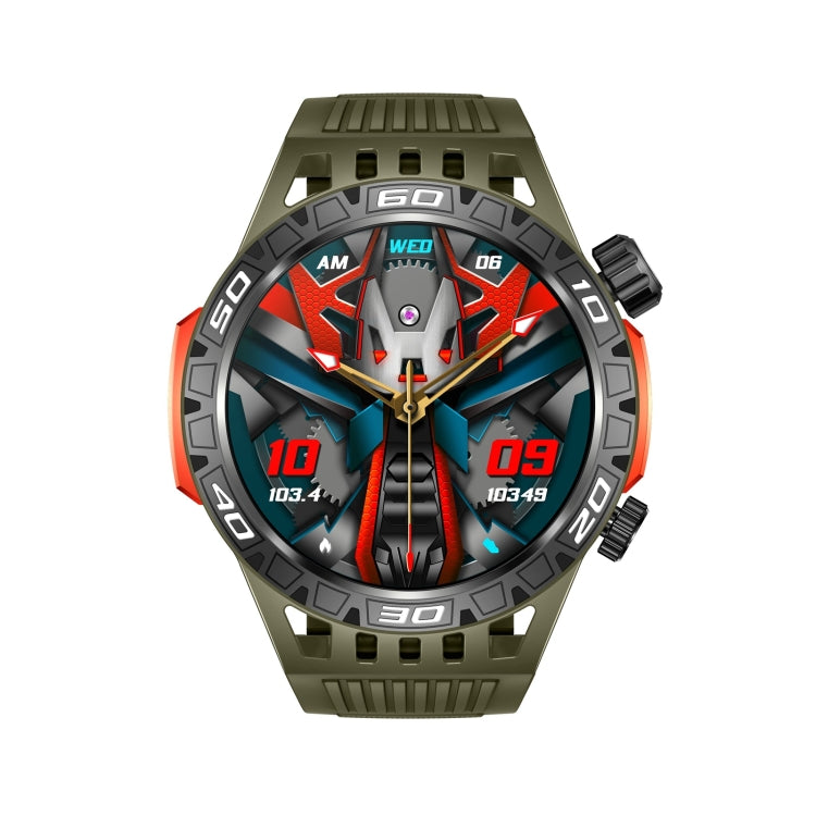 HT22 1.46 inch Smart Sport Watch, Support Bluetooth Call / Sleep / Heart Rate / Blood Pressure Health Monitor(Green) by buy2fix