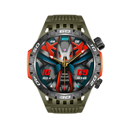 HT22 1.46 inch Smart Sport Watch, Support Bluetooth Call / Sleep / Heart Rate / Blood Pressure Health Monitor(Green) by buy2fix