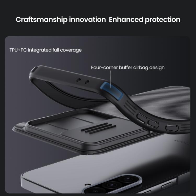 For Samsung Galaxy A36 5G NILLKIN CamShield Pro Magnetic PC Phone Case(Black) - Galaxy Phone Cases by NILLKIN | Online Shopping UK | buy2fix