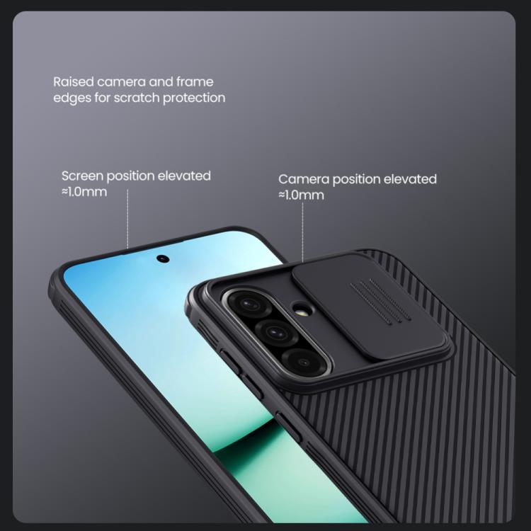 For Samsung Galaxy A36 5G NILLKIN CamShield Pro Magnetic PC Phone Case(Black) - Galaxy Phone Cases by NILLKIN | Online Shopping UK | buy2fix