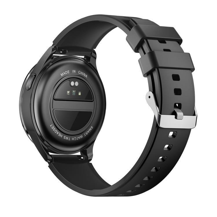 X10 Headphones Smart Watch 1.39 inch Waterproof Bracelet, Support Bluetooth Call / NFC / Heart Rate(Black + Siliver) by buy2fix