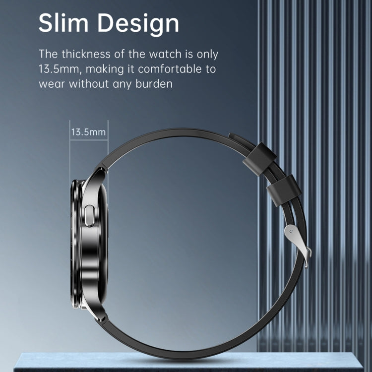 X10 Headphones Smart Watch 1.39 inch Waterproof Bracelet, Support Bluetooth Call / NFC / Heart Rate(Black + Siliver) by buy2fix