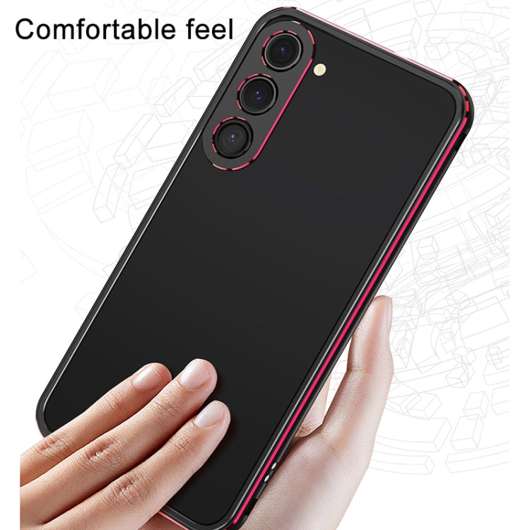 For Samsung Galaxy S23 FE 5G Aurora Series Lens Protector + Metal Frame Phone Case(Purple) - Galaxy S23 FE 5G Cases by buy2fix | Online Shopping UK | buy2fix