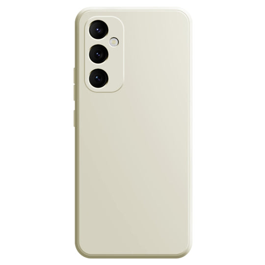 For Samsung Galaxy A35 Imitation Liquid Silicone Phone Case(White)