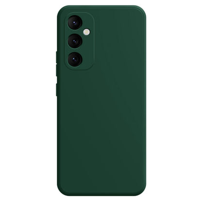 For Samsung Galaxy A55 Imitation Liquid Silicone Phone Case(Dark Green) by buy2fix