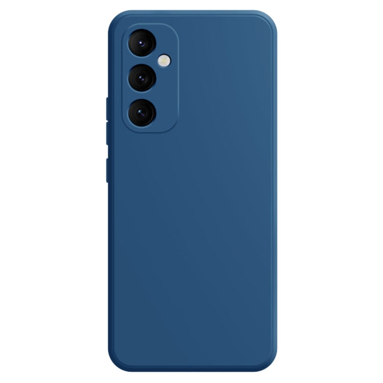 For Samsung Galaxy A55 Imitation Liquid Silicone Phone Case(Blue) by buy2fix