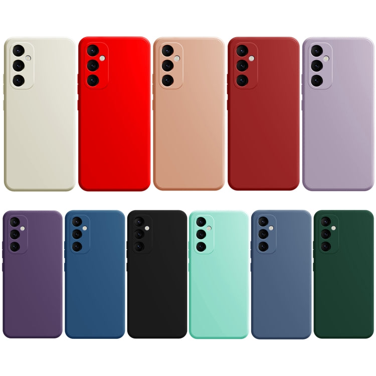 For Samsung Galaxy A55 Imitation Liquid Silicone Phone Case(Blue) by buy2fix