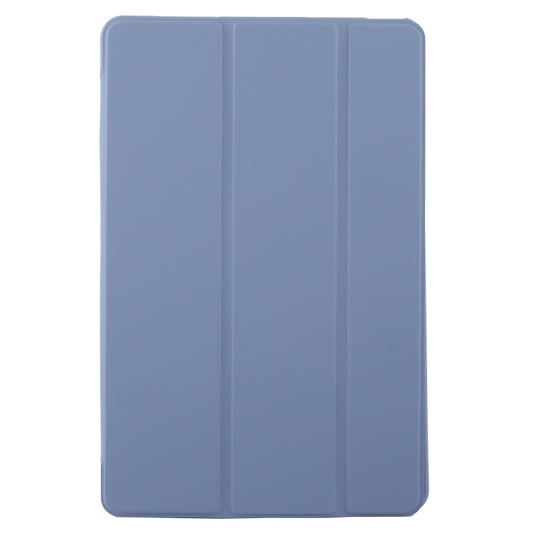 For Lenovo Tab M11/ Xiaoxin Pad 11 2024 Tri-fold Silicone Leather Tablet Case(Lavender Purple) - Lenovo by buy2fix | Online Shopping UK | buy2fix