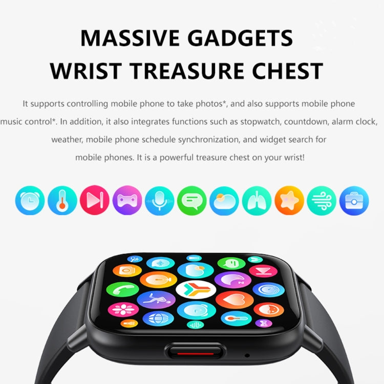 DM05 1.83 inch BT5.2 Smart Sport Watch, Support Sleep / Heart Rate / Blood Oxygen / Temperature / Heart Sugar/ Blood Pressure Health Monitor(Gold) by buy2fix