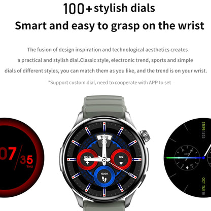 J45 1.43 inch BT5.1 Smart Sport Watch, Support Sleep / Heart Rate / Blood Oxygen / Blood Pressure Health Monitor(Grey) by buy2fix