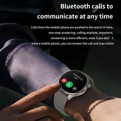 J45 1.43 inch BT5.1 Smart Sport Watch, Support Sleep / Heart Rate / Blood Oxygen / Blood Pressure Health Monitor(Grey) by buy2fix