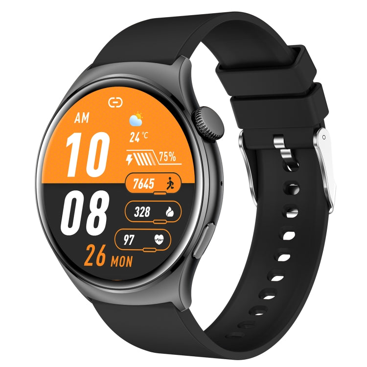 QX10 1.43 inch BT5.2 Smart Sport Watch, Support Sleep / Heart Rate / Blood Oxygen / Blood Pressure Health Monitor(Black) by buy2fix