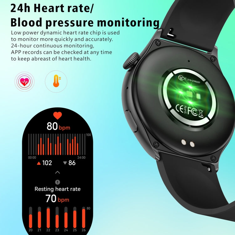 QX10 1.43 inch BT5.2 Smart Sport Watch, Support Sleep / Heart Rate / Blood Oxygen / Blood Pressure Health Monitor(Beige) by buy2fix