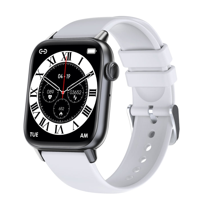 QS08 PRO 1.83 inch BT5.2 Smart Sport Watch, Support Sleep / Heart Rate / Blood Oxygen / Temperature / Blood Pressure Health Monitor(Black+White) by buy2fix