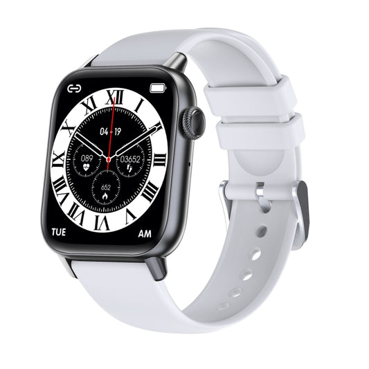 QS08 PRO 1.83 inch BT5.2 Smart Sport Watch, Support Sleep / Heart Rate / Blood Oxygen / Temperature / Blood Pressure Health Monitor(Black+White) by buy2fix