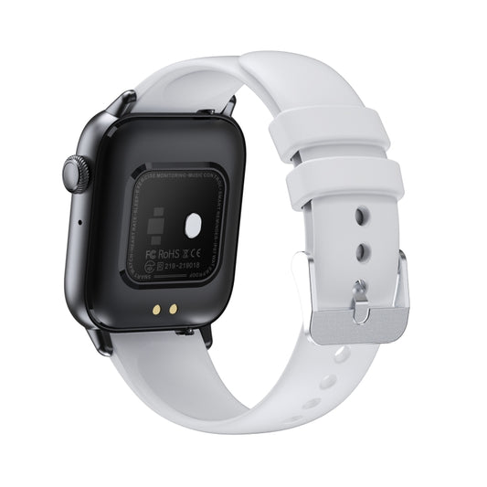 QS08 PRO 1.83 inch BT5.2 Smart Sport Watch, Support Sleep / Heart Rate / Blood Oxygen / Temperature / Blood Pressure Health Monitor(Black+White) by buy2fix