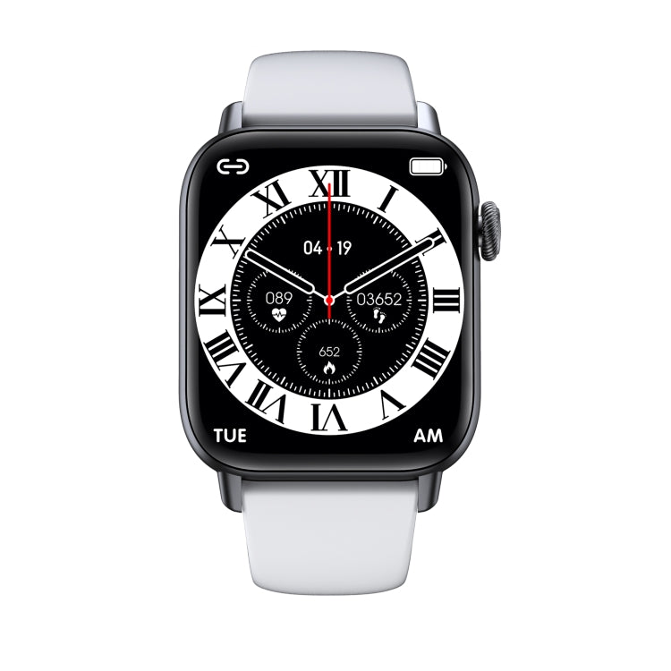 QS08 PRO 1.83 inch BT5.2 Smart Sport Watch, Support Sleep / Heart Rate / Blood Oxygen / Temperature / Blood Pressure Health Monitor(Black+White) by buy2fix