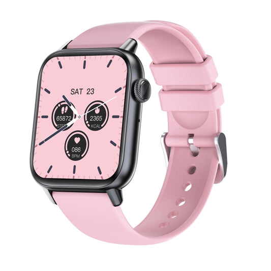 QS08 PRO 1.83 inch BT5.2 Smart Sport Watch, Support Sleep / Heart Rate / Blood Oxygen / Temperature / Blood Pressure Health Monitor(Black+Pink) by buy2fix