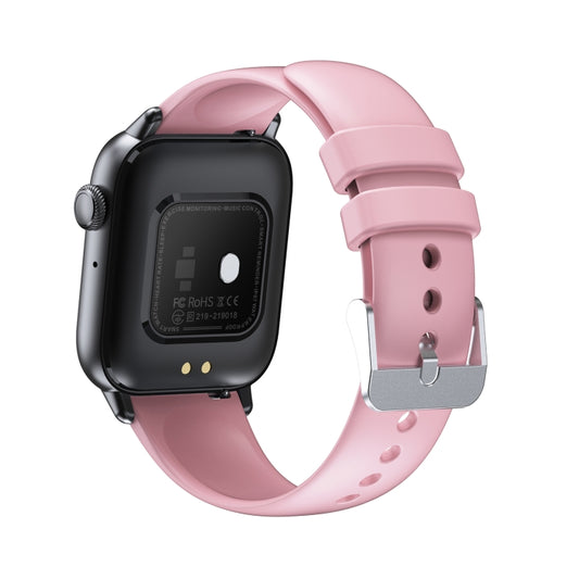 QS08 PRO 1.83 inch BT5.2 Smart Sport Watch, Support Sleep / Heart Rate / Blood Oxygen / Temperature / Blood Pressure Health Monitor(Black+Pink) by buy2fix