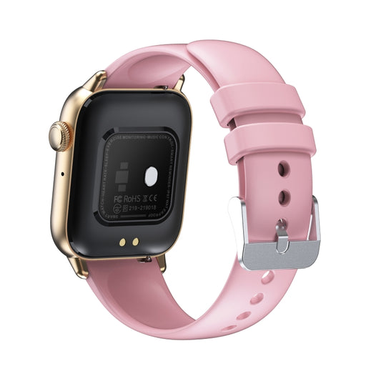 QS08 PRO 1.83 inch BT5.2 Smart Sport Watch, Support Sleep / Heart Rate / Blood Oxygen / Temperature / Blood Pressure Health Monitor(Gold+Pink) by buy2fix