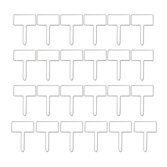 24pcs / Box Acrylic Plant Label Nameplate Potted Plant Sign Holder