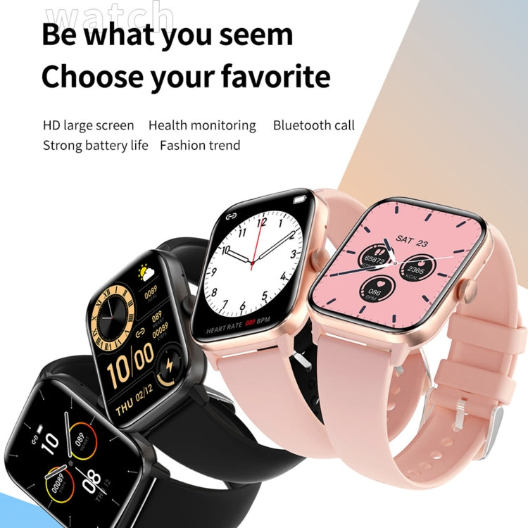 QS11 1.91 inch BT5.2 Smart Sport Watch, Support Sleep / Heart Rate / Blood Oxygen / Blood Pressure Health Monitor(Black) by buy2fix