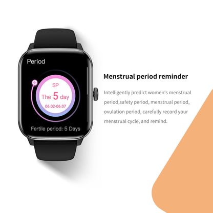 QS11 1.91 inch BT5.2 Smart Sport Watch, Support Sleep / Heart Rate / Blood Oxygen / Blood Pressure Health Monitor(Black) by buy2fix