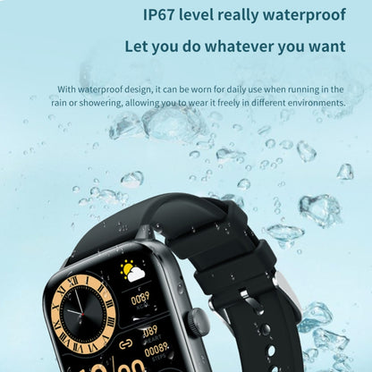 QS11 1.91 inch BT5.2 Smart Sport Watch, Support Sleep / Heart Rate / Blood Oxygen / Blood Pressure Health Monitor(Black) by buy2fix