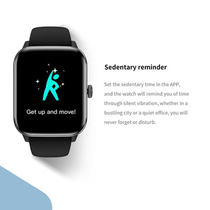 QS11 1.91 inch BT5.2 Smart Sport Watch, Support Sleep / Heart Rate / Blood Oxygen / Blood Pressure Health Monitor(Black) by buy2fix