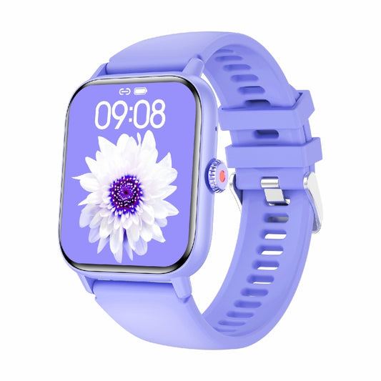 QS13 1.83 inch BT5.2 Smart Sport Watch, Support Bluetooth Call / Sleep / Blood Sugar / Blood Oxygen / Heart Rate / Blood Pressure Health Monitor(Purple) by buy2fix