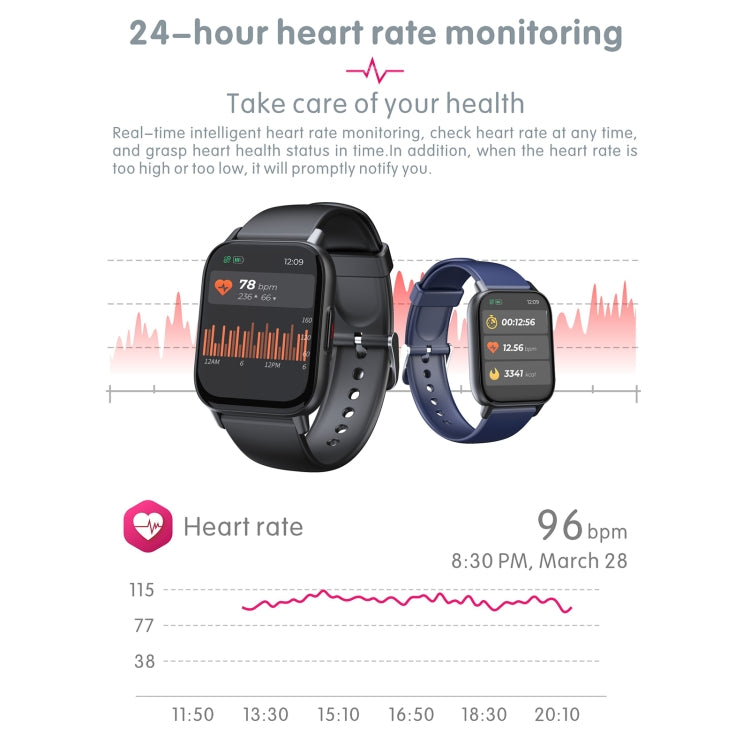 QS16 Pro 1.83 inch BT5.0 Smart Sport Watch, Support Bluetooth Call / Sleep / Blood Oxygen / Temperature / Heart Rate / Blood Pressure Health Monitor(Green) by buy2fix