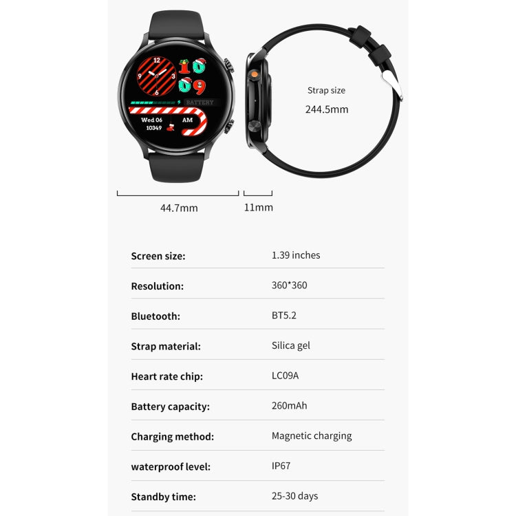 QS40 1.39 inch BT5.2 Smart Sport Watch, Support Bluetooth Call / Sleep / Blood Oxygen / Temperature / Heart Rate / Blood Pressure Health Monitor(Orange) by buy2fix