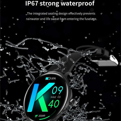 QS80 1.39 inch BT5.2 Smart Sport Watch, Support Bluetooth Call / Sleep / Blood Oxygen / Temperature / Heart Rate / Blood Pressure Health Monitor(Grey) by buy2fix