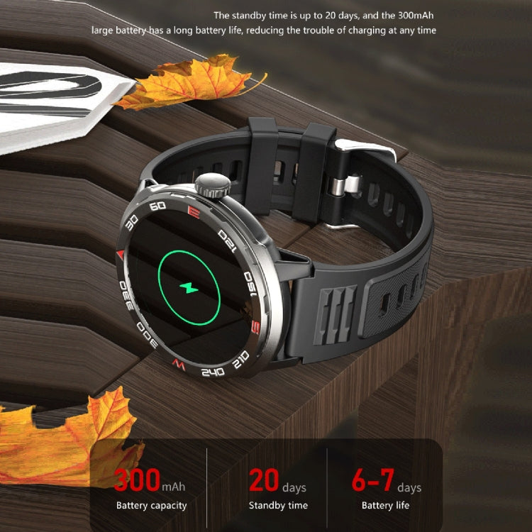 QS90 1.39 inch BT5.0 Smart Sport Watch, Support Bluetooth Call / Sleep / Blood Oxygen / Temperature / Heart Rate / Blood Pressure Health Monitor / Water Reminder(Black) by buy2fix