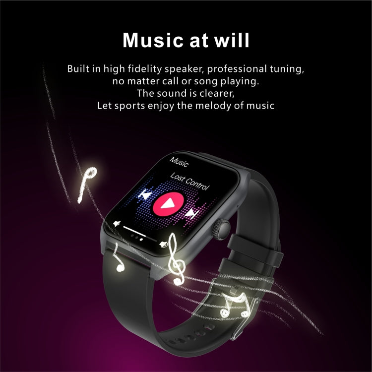 Qx5 1.96 inch BT5.2 Smart Sport Watch, Support Bluetooth Call / Sleep / Blood Oxygen / Temperature / Heart Rate / Blood Pressure Health Monitor(Pink) by buy2fix