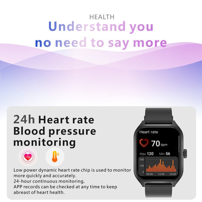Qx5 1.96 inch BT5.2 Smart Sport Watch, Support Bluetooth Call / Sleep / Blood Oxygen / Temperature / Heart Rate / Blood Pressure Health Monitor(Pink) by buy2fix