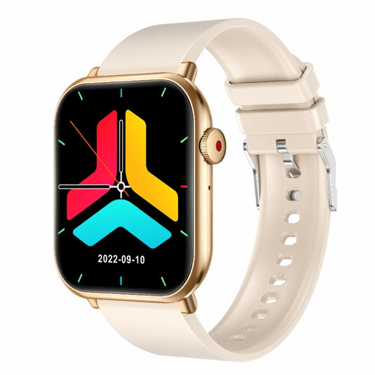 QX9 1.96 inch BT5.2 Smart Sport Watch, Support Bluetooth Call / Sleep / Blood Oxygen / Heart Rate / Blood Pressure Health Monitor(Beige) by buy2fix