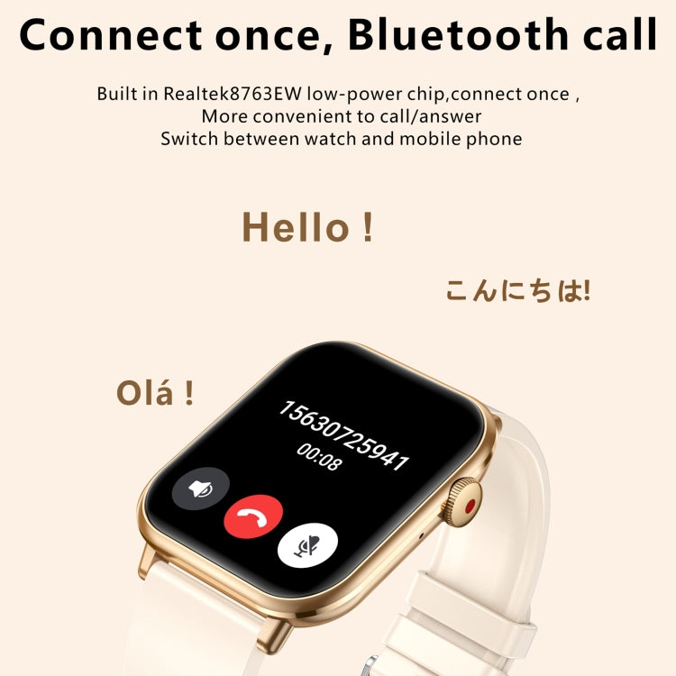 QX9 1.96 inch BT5.2 Smart Sport Watch, Support Bluetooth Call / Sleep / Blood Oxygen / Heart Rate / Blood Pressure Health Monitor(Blue) by buy2fix